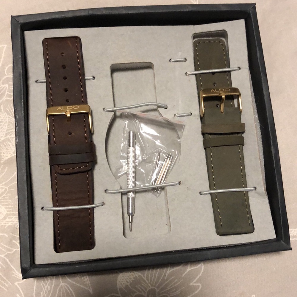 Aldo leather watch bands